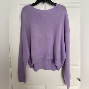 H&M Lavender Knit Sweater